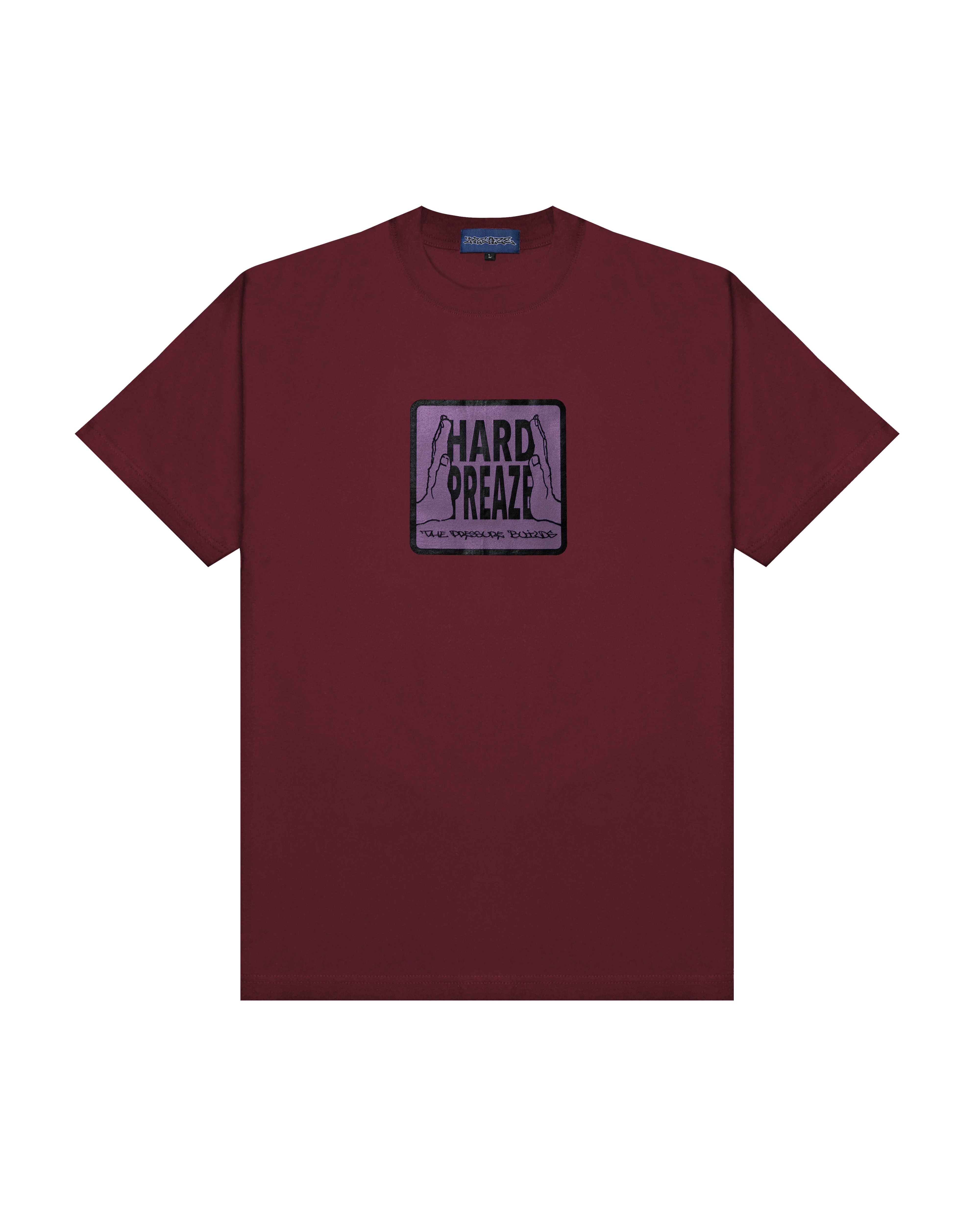 THE PRESSURE BUILDS - BURGUNDY TEE