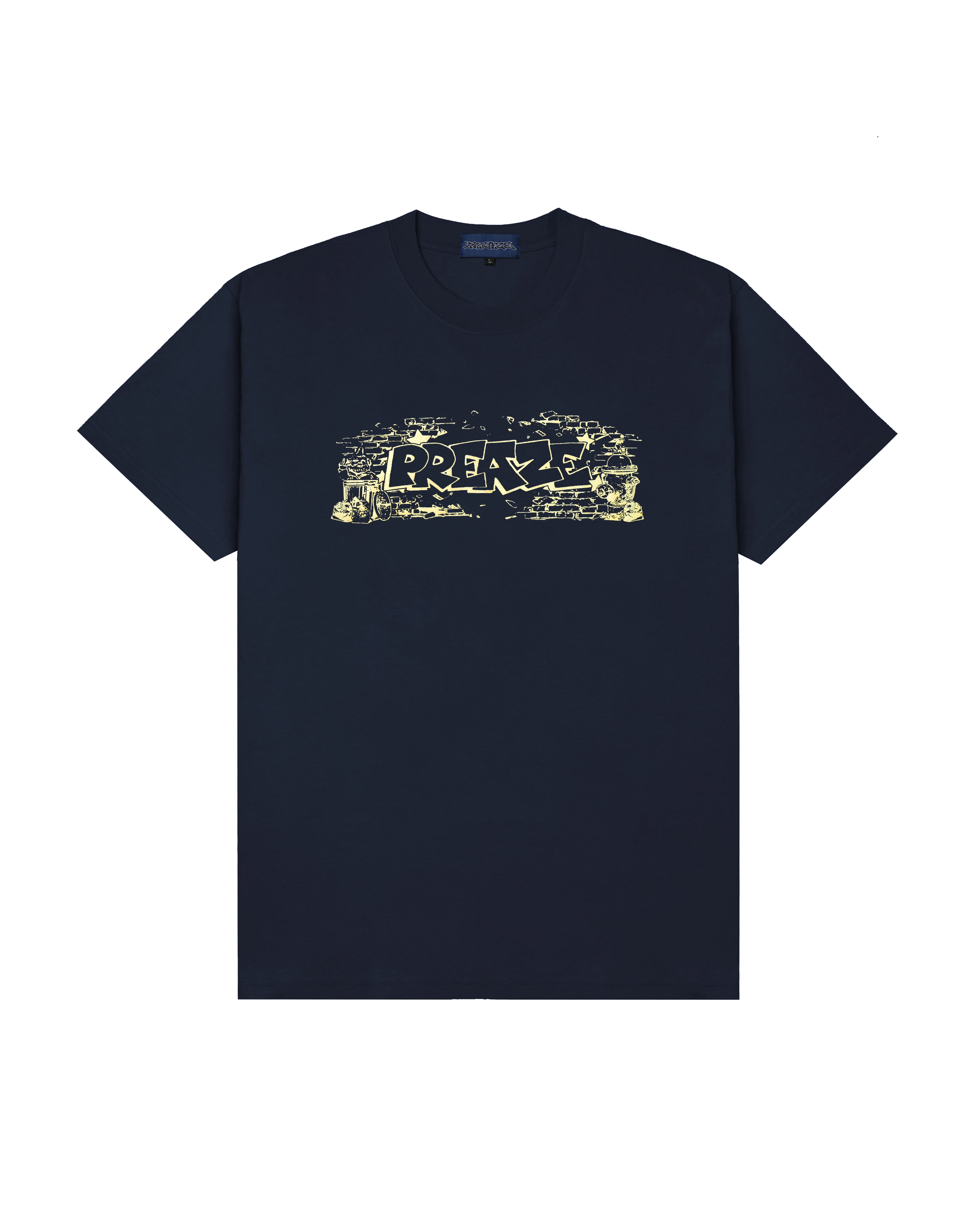 PREAZE CURBSIDE - NAVY TEE