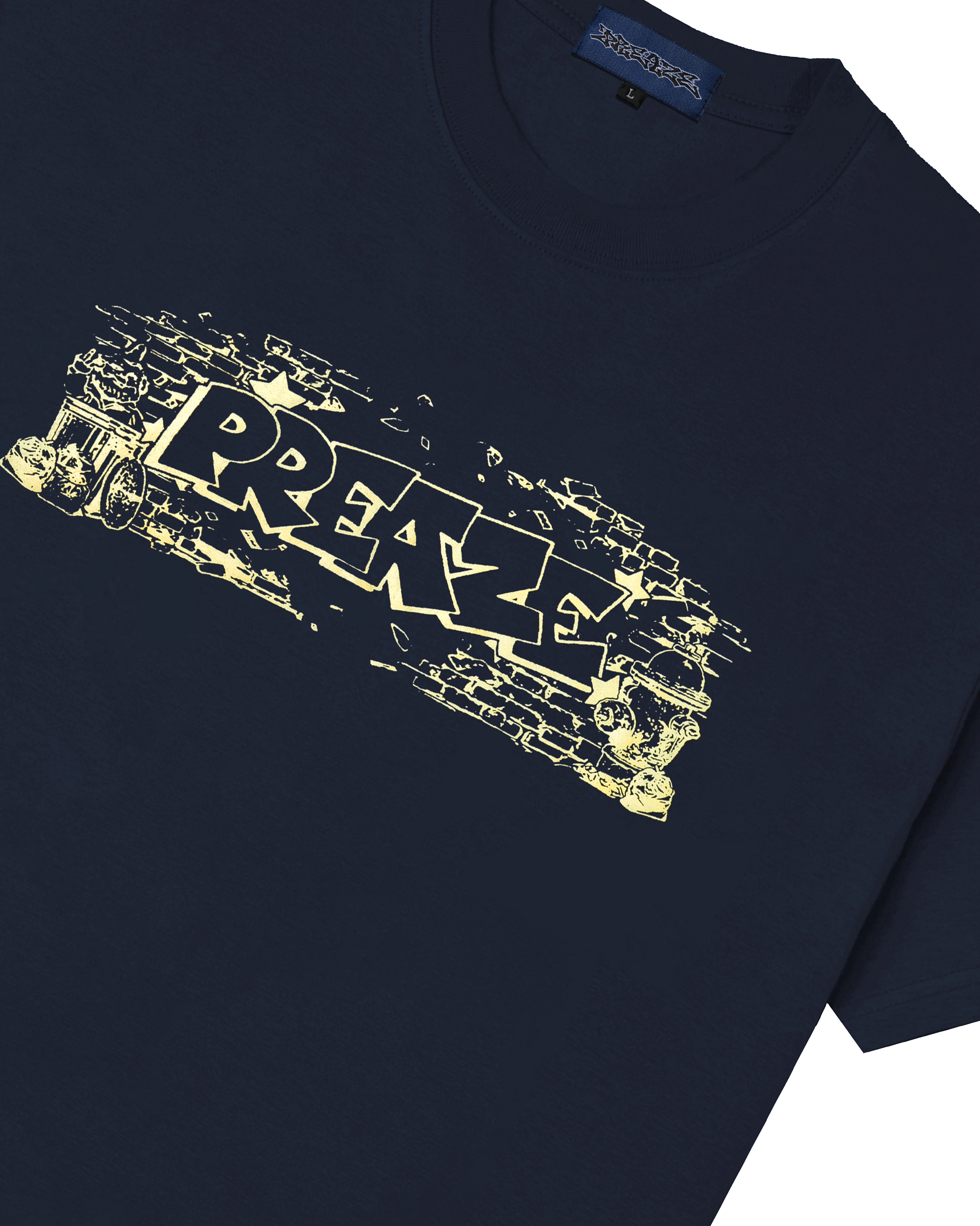 PREAZE CURBSIDE - NAVY TEE hover